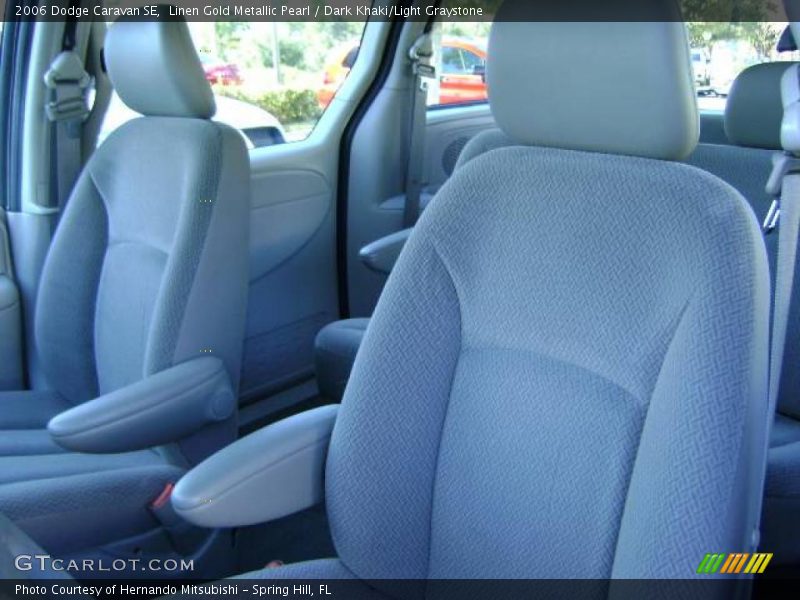 Linen Gold Metallic Pearl / Dark Khaki/Light Graystone 2006 Dodge Caravan SE