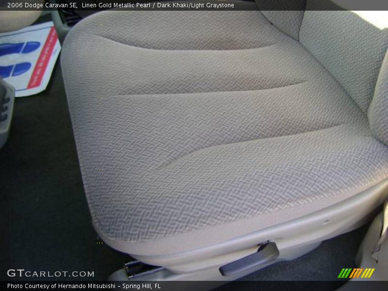 Linen Gold Metallic Pearl / Dark Khaki/Light Graystone 2006 Dodge Caravan SE