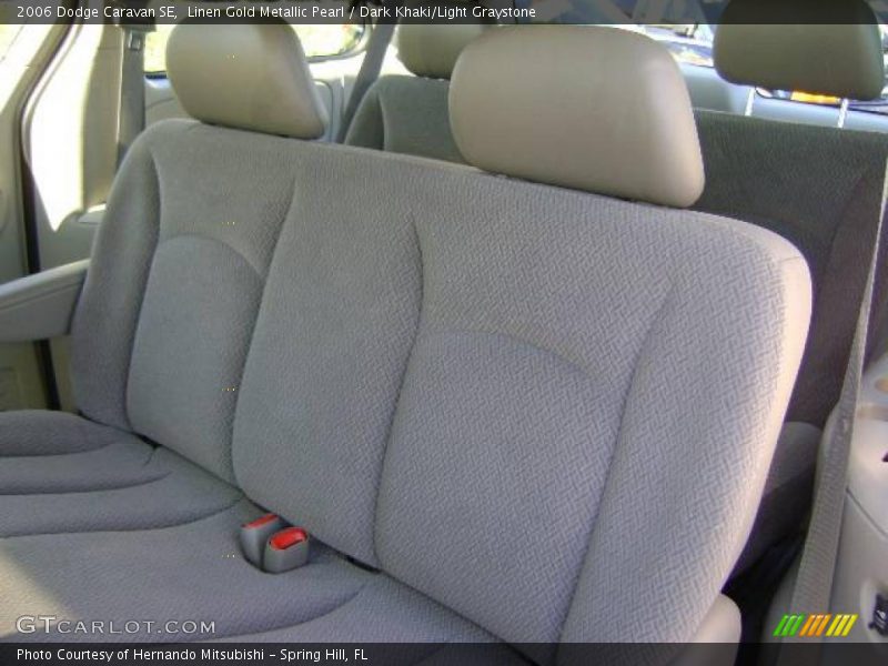 Linen Gold Metallic Pearl / Dark Khaki/Light Graystone 2006 Dodge Caravan SE