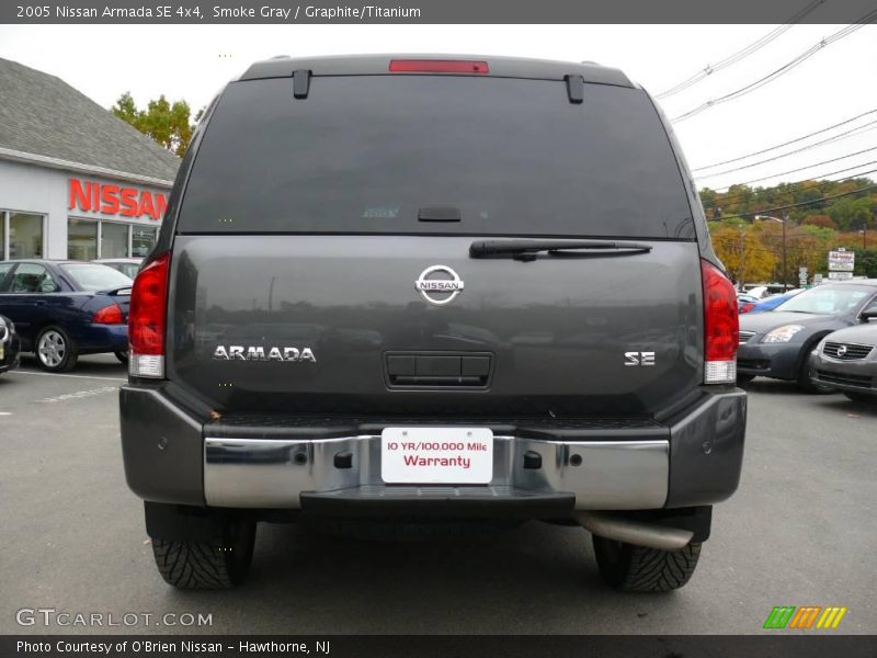Smoke Gray / Graphite/Titanium 2005 Nissan Armada SE 4x4