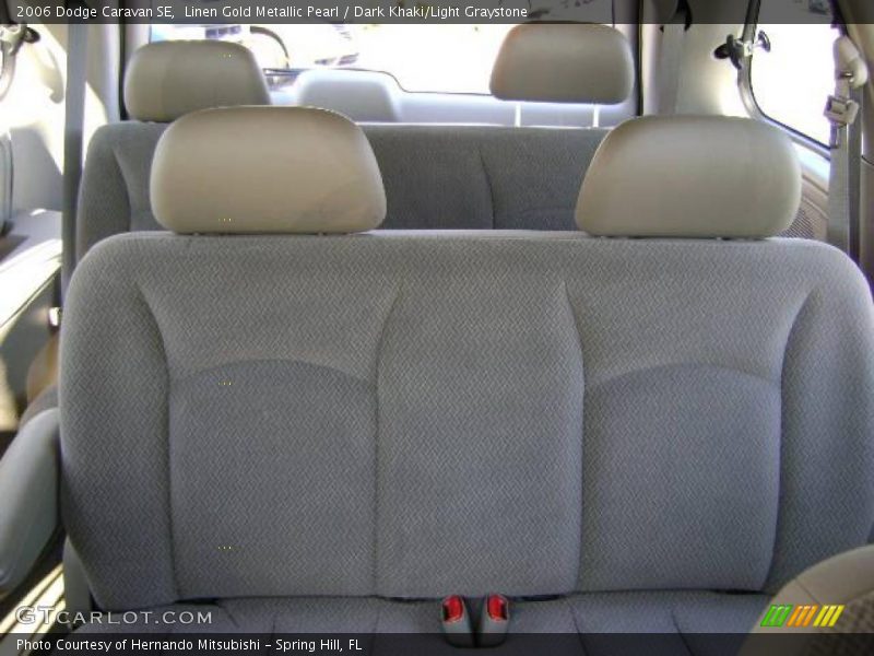 Linen Gold Metallic Pearl / Dark Khaki/Light Graystone 2006 Dodge Caravan SE