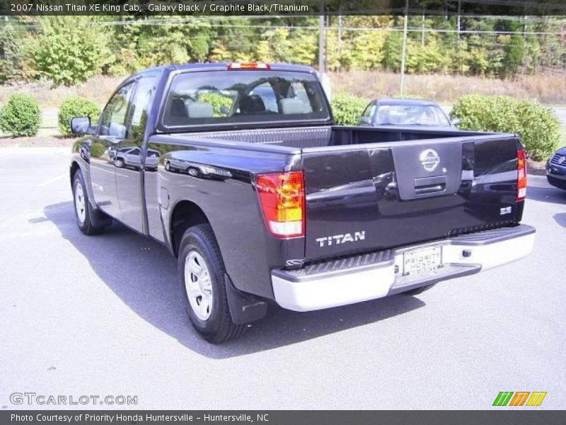 Galaxy Black / Graphite Black/Titanium 2007 Nissan Titan XE King Cab