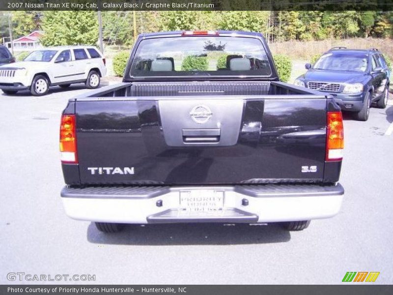 Galaxy Black / Graphite Black/Titanium 2007 Nissan Titan XE King Cab