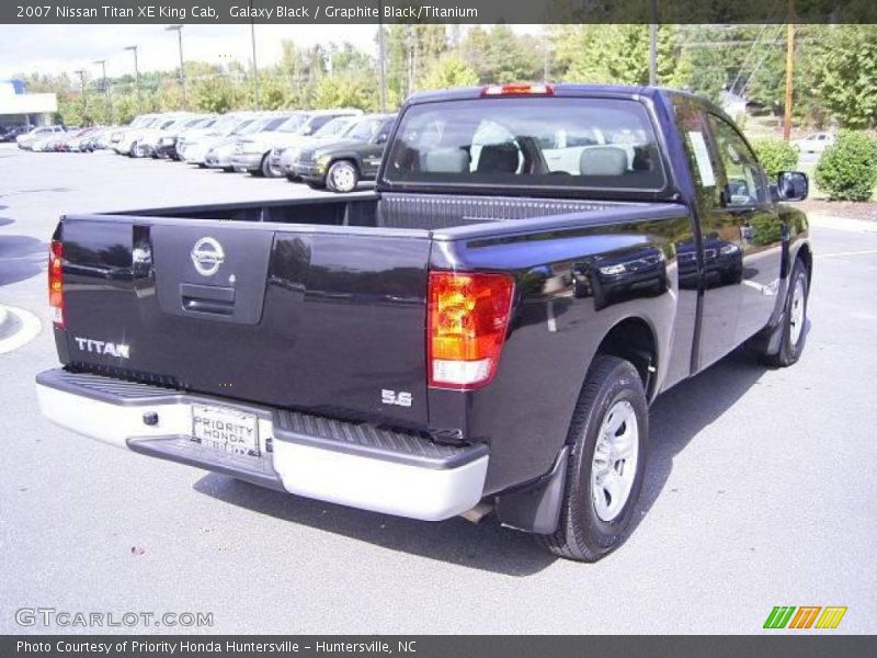 Galaxy Black / Graphite Black/Titanium 2007 Nissan Titan XE King Cab