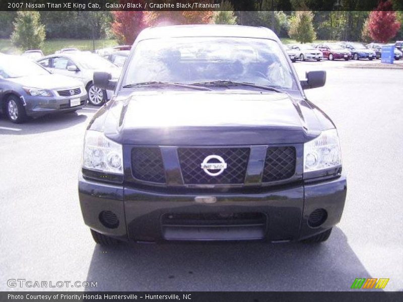 Galaxy Black / Graphite Black/Titanium 2007 Nissan Titan XE King Cab