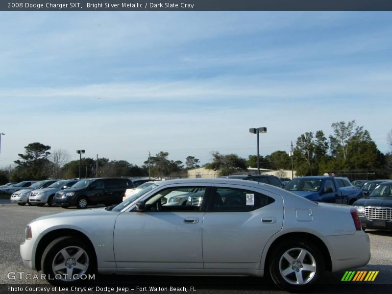 Bright Silver Metallic / Dark Slate Gray 2008 Dodge Charger SXT