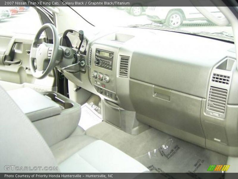 Galaxy Black / Graphite Black/Titanium 2007 Nissan Titan XE King Cab