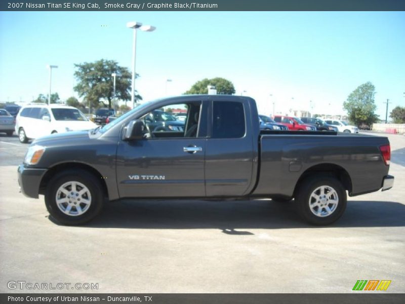 Smoke Gray / Graphite Black/Titanium 2007 Nissan Titan SE King Cab