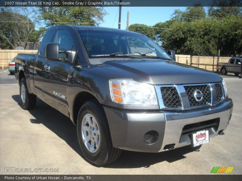 Smoke Gray / Graphite Black/Titanium 2007 Nissan Titan SE King Cab