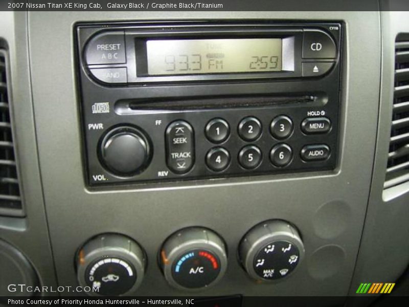 Galaxy Black / Graphite Black/Titanium 2007 Nissan Titan XE King Cab