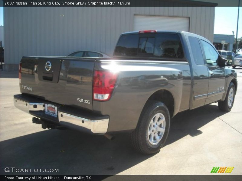 Smoke Gray / Graphite Black/Titanium 2007 Nissan Titan SE King Cab