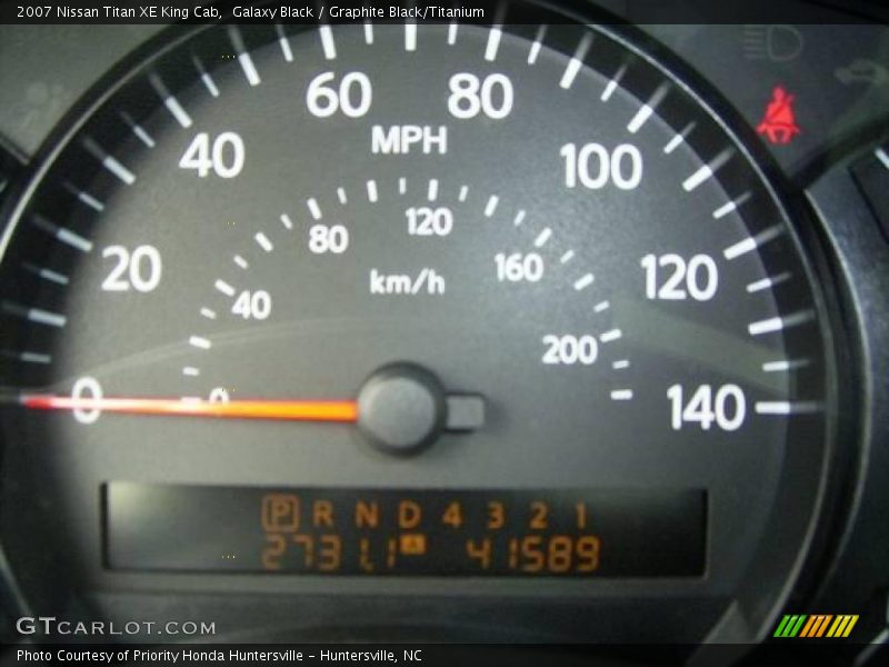 Galaxy Black / Graphite Black/Titanium 2007 Nissan Titan XE King Cab