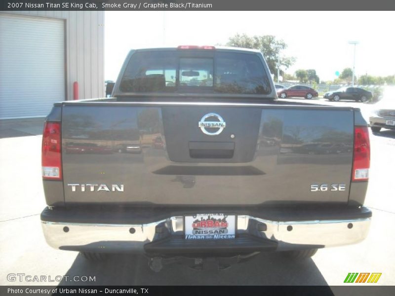 Smoke Gray / Graphite Black/Titanium 2007 Nissan Titan SE King Cab