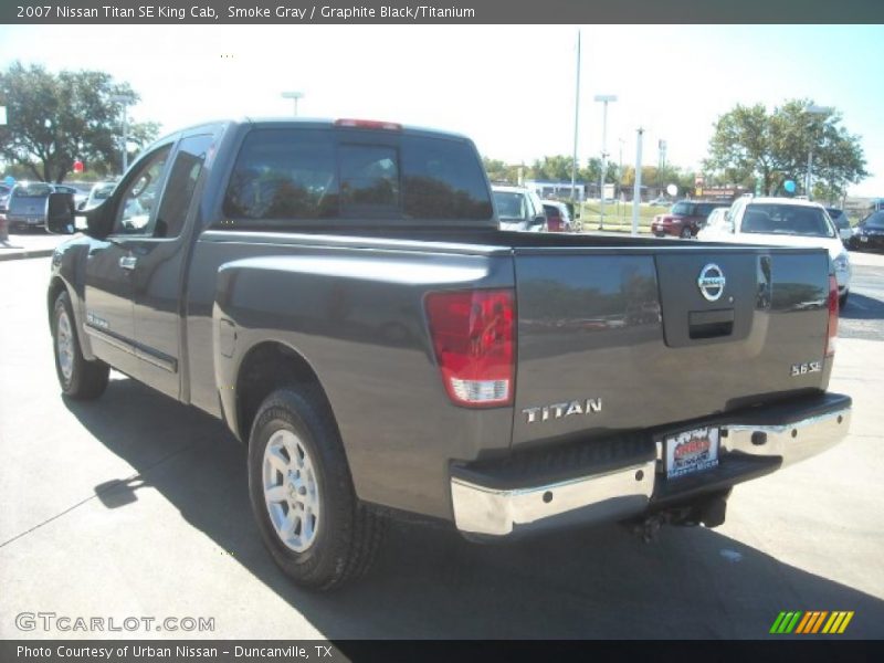 Smoke Gray / Graphite Black/Titanium 2007 Nissan Titan SE King Cab