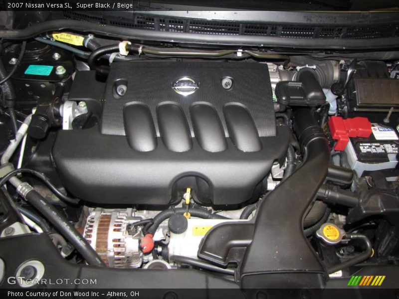 Super Black / Beige 2007 Nissan Versa SL