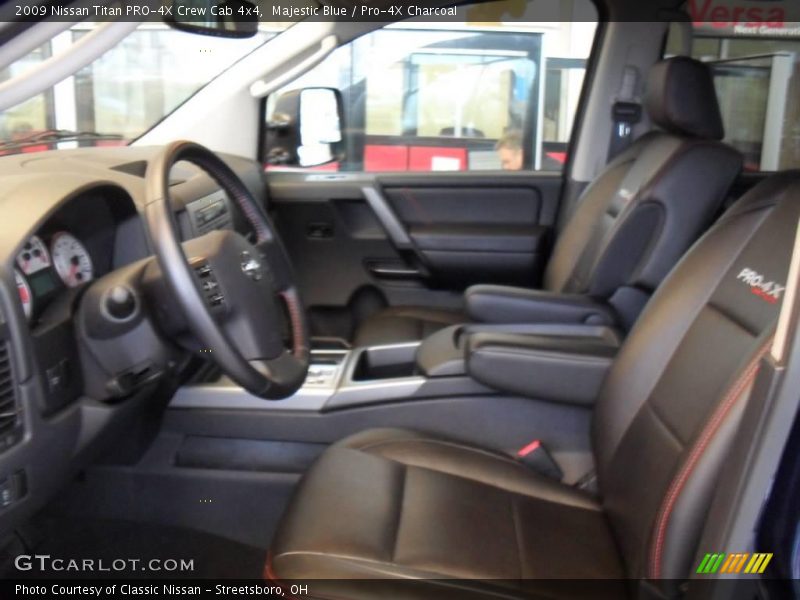 Majestic Blue / Pro-4X Charcoal 2009 Nissan Titan PRO-4X Crew Cab 4x4
