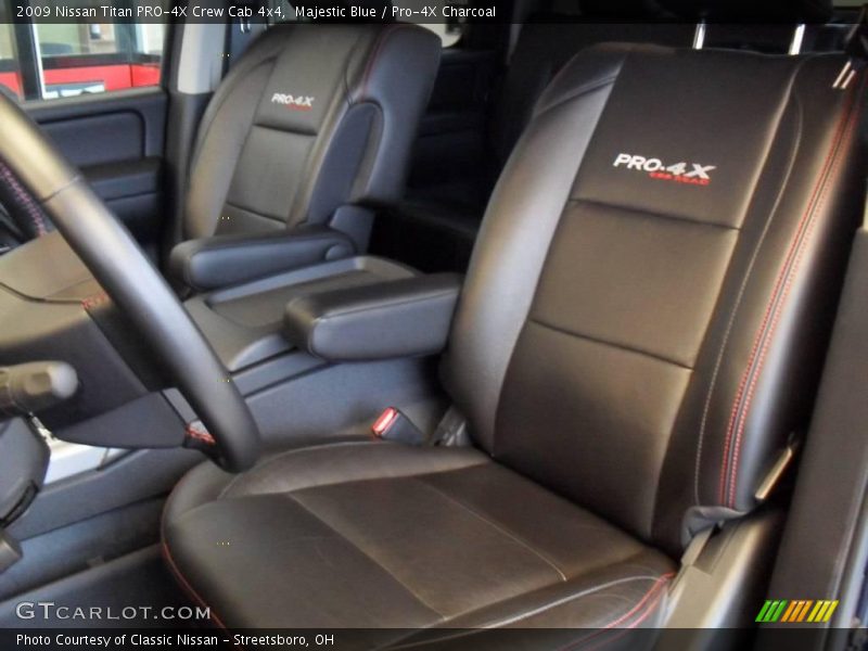 Majestic Blue / Pro-4X Charcoal 2009 Nissan Titan PRO-4X Crew Cab 4x4
