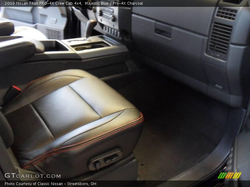 Majestic Blue / Pro-4X Charcoal 2009 Nissan Titan PRO-4X Crew Cab 4x4