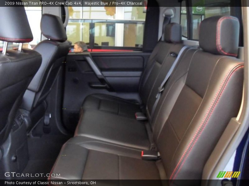 Majestic Blue / Pro-4X Charcoal 2009 Nissan Titan PRO-4X Crew Cab 4x4