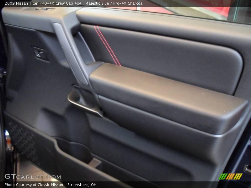 Majestic Blue / Pro-4X Charcoal 2009 Nissan Titan PRO-4X Crew Cab 4x4