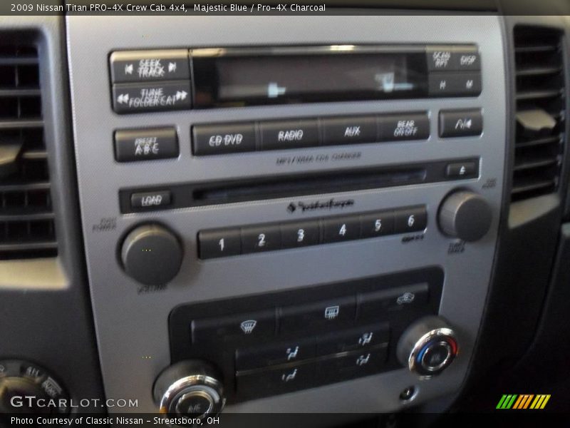 Majestic Blue / Pro-4X Charcoal 2009 Nissan Titan PRO-4X Crew Cab 4x4