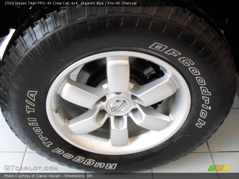 Majestic Blue / Pro-4X Charcoal 2009 Nissan Titan PRO-4X Crew Cab 4x4