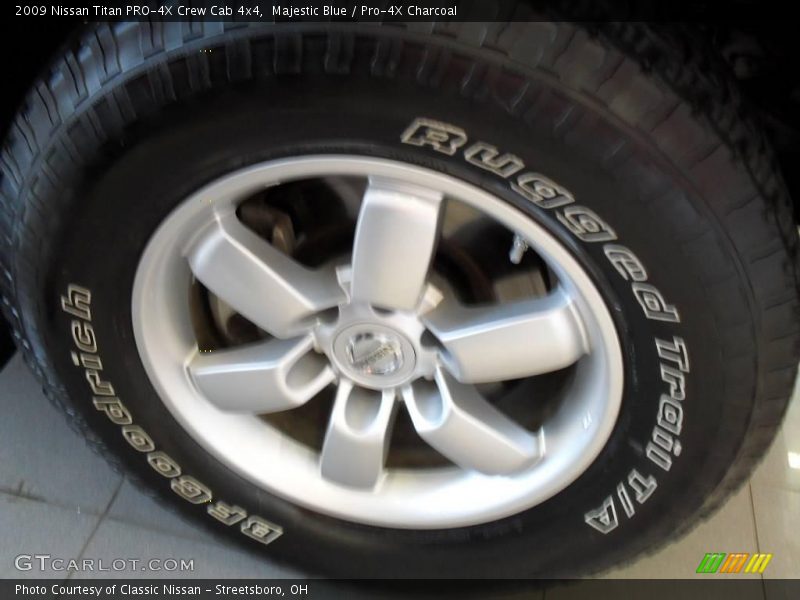 Majestic Blue / Pro-4X Charcoal 2009 Nissan Titan PRO-4X Crew Cab 4x4