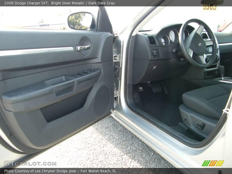 Bright Silver Metallic / Dark Slate Gray 2008 Dodge Charger SXT