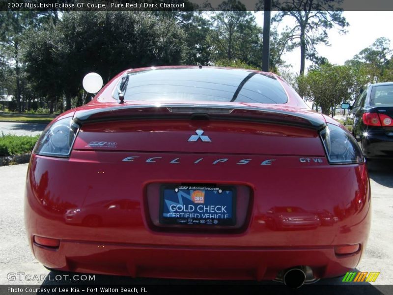Pure Red / Dark Charcoal 2007 Mitsubishi Eclipse GT Coupe