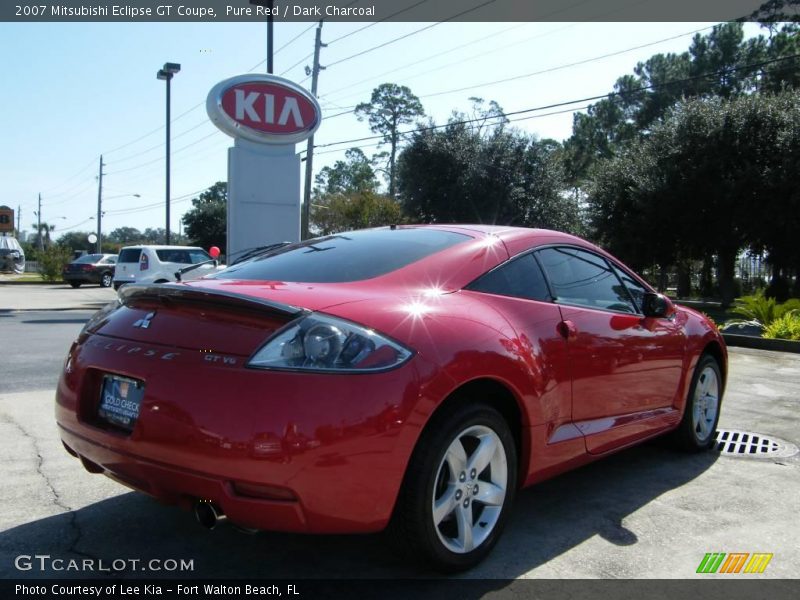 Pure Red / Dark Charcoal 2007 Mitsubishi Eclipse GT Coupe