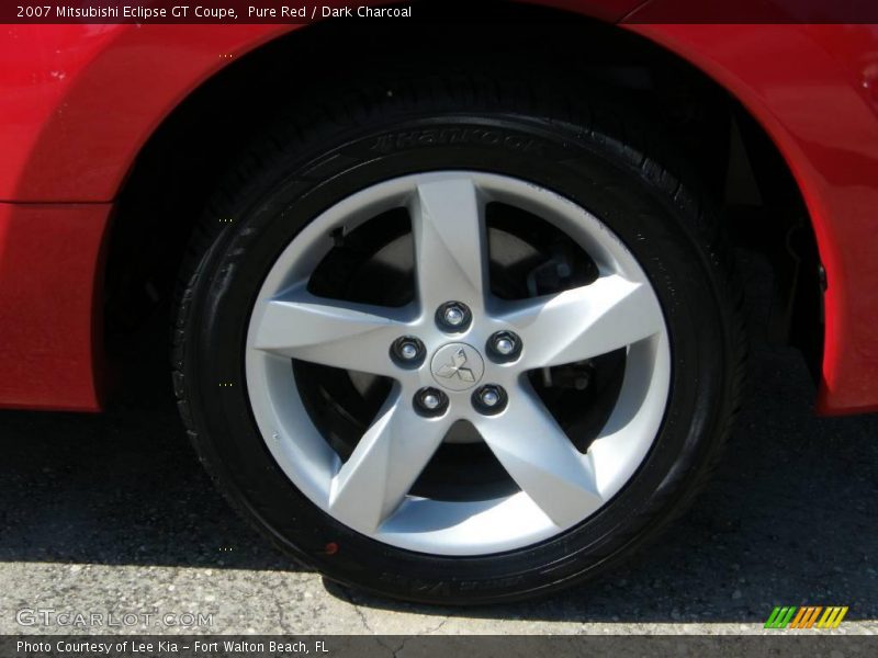Pure Red / Dark Charcoal 2007 Mitsubishi Eclipse GT Coupe