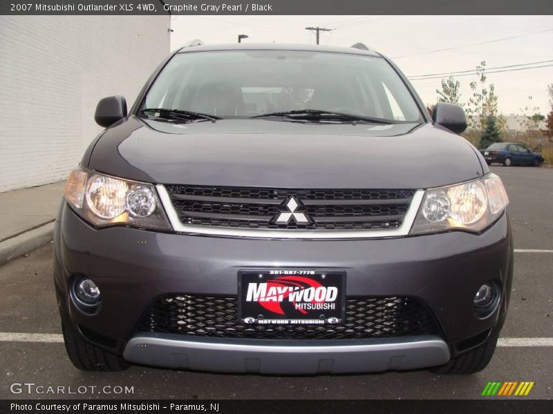 Graphite Gray Pearl / Black 2007 Mitsubishi Outlander XLS 4WD