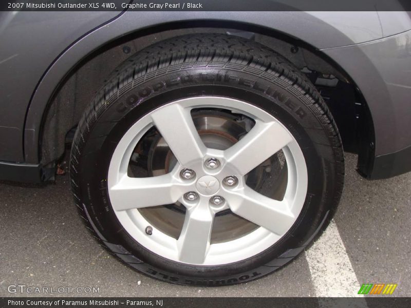 Graphite Gray Pearl / Black 2007 Mitsubishi Outlander XLS 4WD