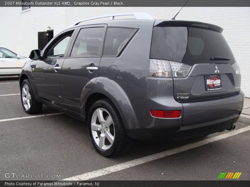 Graphite Gray Pearl / Black 2007 Mitsubishi Outlander XLS 4WD