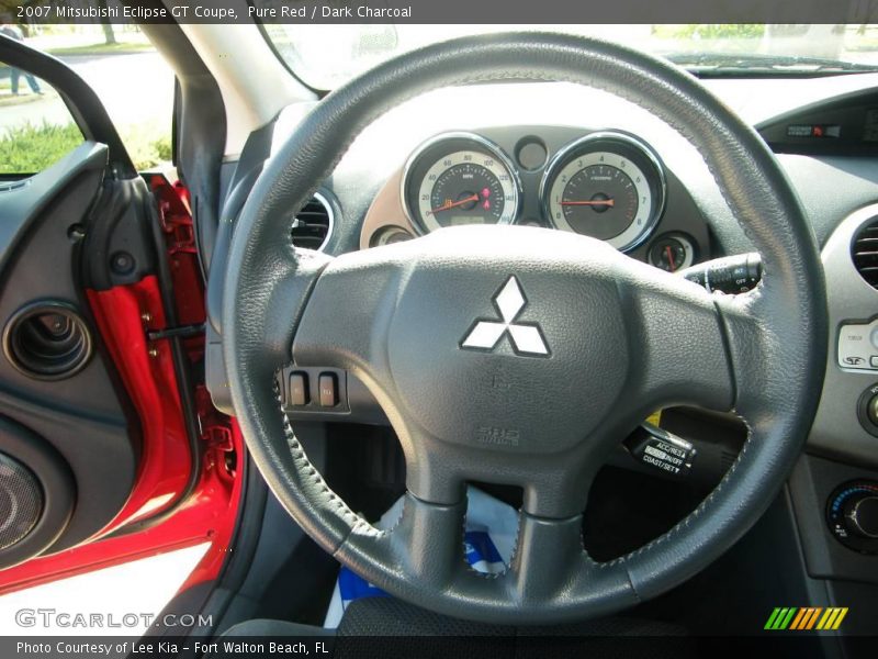 Pure Red / Dark Charcoal 2007 Mitsubishi Eclipse GT Coupe