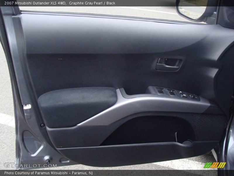 Graphite Gray Pearl / Black 2007 Mitsubishi Outlander XLS 4WD