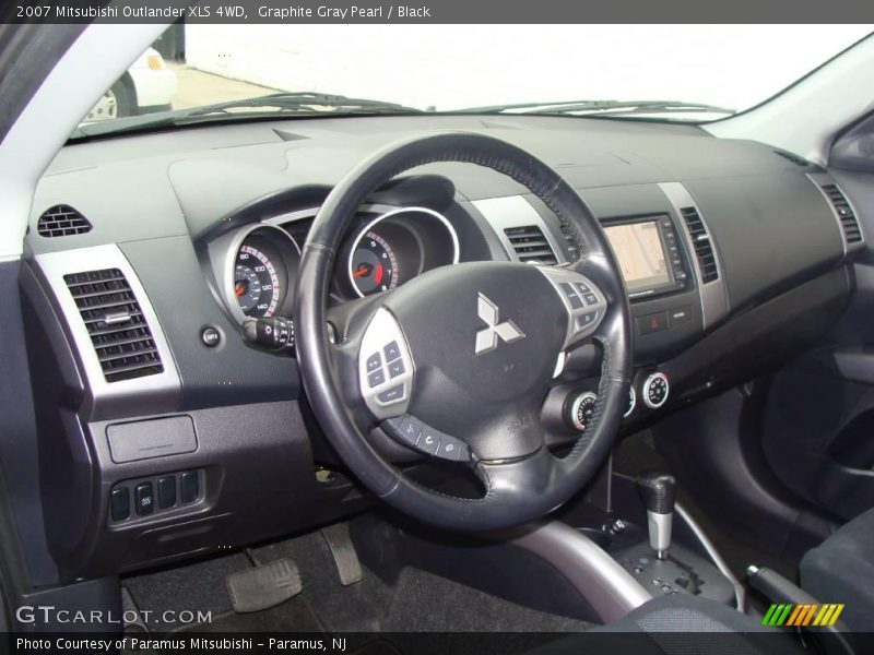 Graphite Gray Pearl / Black 2007 Mitsubishi Outlander XLS 4WD