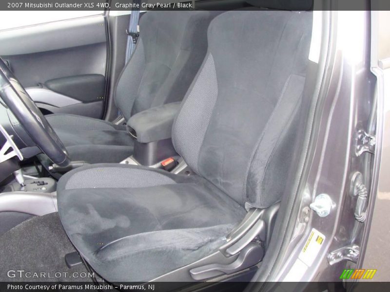 Graphite Gray Pearl / Black 2007 Mitsubishi Outlander XLS 4WD