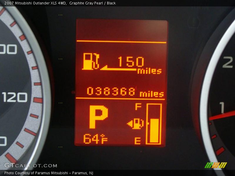 Graphite Gray Pearl / Black 2007 Mitsubishi Outlander XLS 4WD
