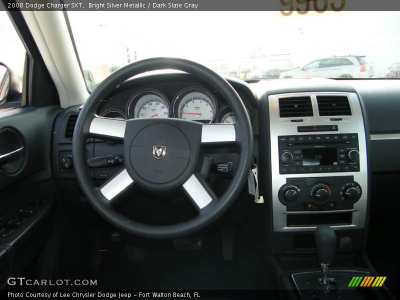 Bright Silver Metallic / Dark Slate Gray 2008 Dodge Charger SXT