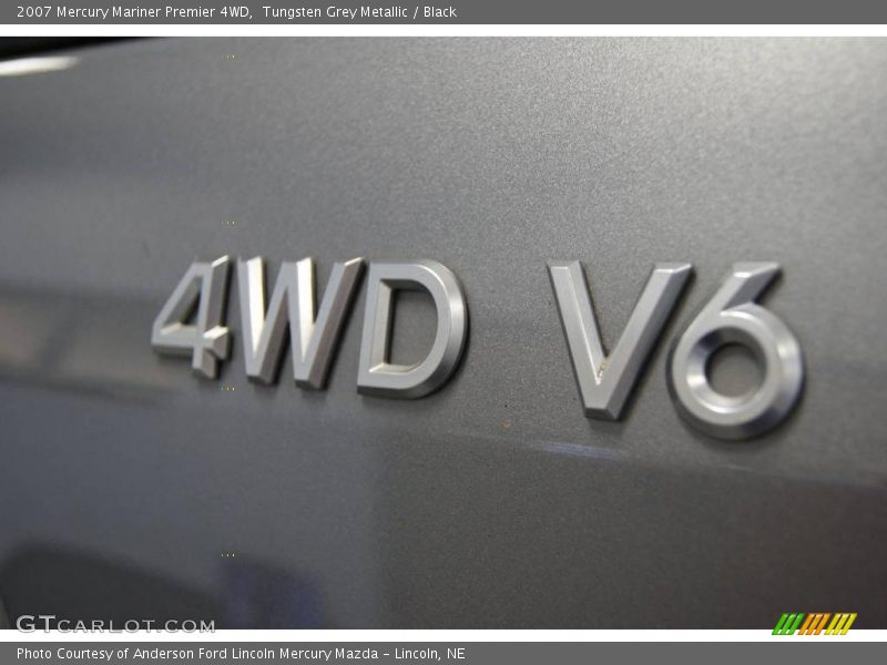 Tungsten Grey Metallic / Black 2007 Mercury Mariner Premier 4WD