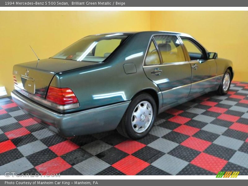 Brilliant Green Metallic / Beige 1994 Mercedes-Benz S 500 Sedan