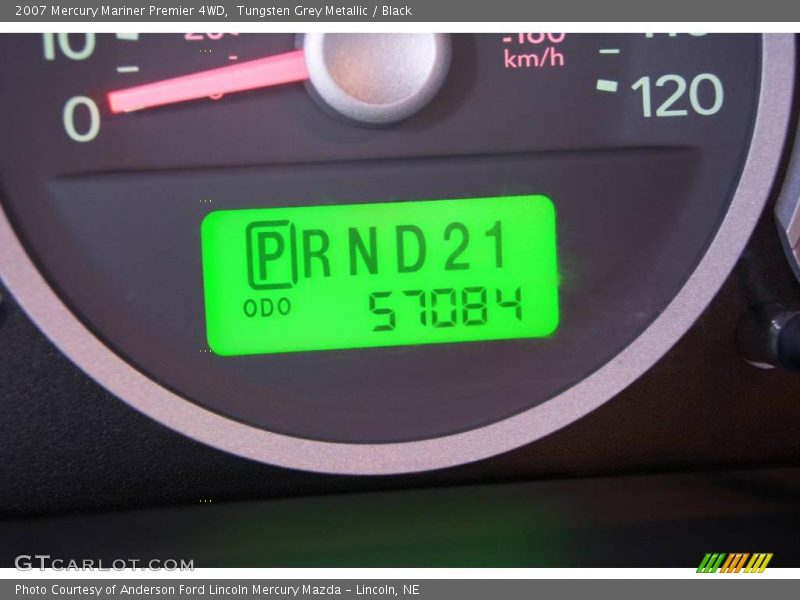 Tungsten Grey Metallic / Black 2007 Mercury Mariner Premier 4WD