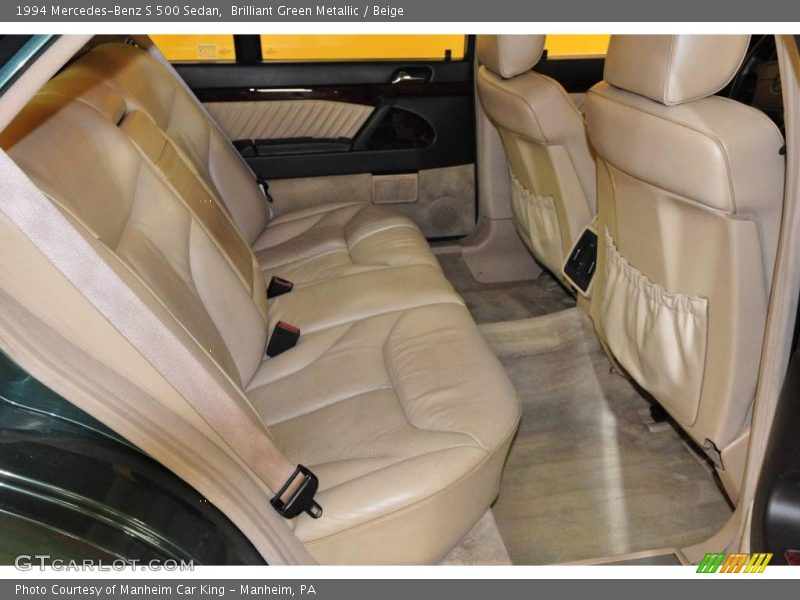 Brilliant Green Metallic / Beige 1994 Mercedes-Benz S 500 Sedan
