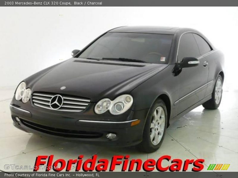 Black / Charcoal 2003 Mercedes-Benz CLK 320 Coupe