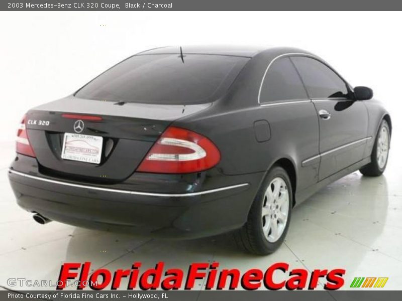 Black / Charcoal 2003 Mercedes-Benz CLK 320 Coupe
