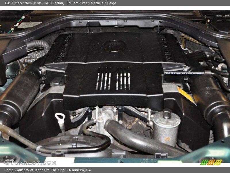 Brilliant Green Metallic / Beige 1994 Mercedes-Benz S 500 Sedan