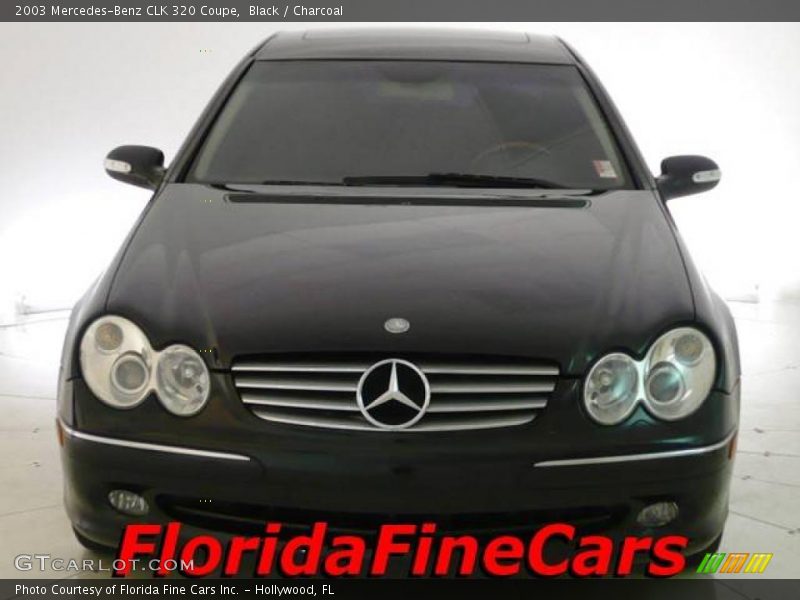 Black / Charcoal 2003 Mercedes-Benz CLK 320 Coupe