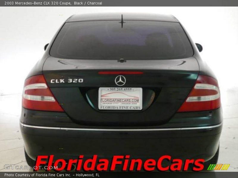 Black / Charcoal 2003 Mercedes-Benz CLK 320 Coupe