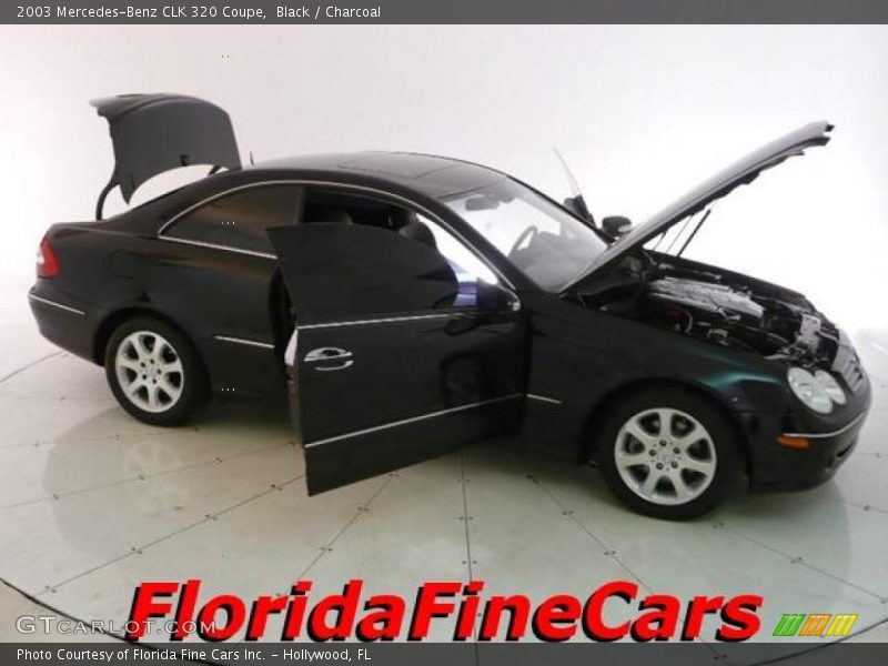 Black / Charcoal 2003 Mercedes-Benz CLK 320 Coupe